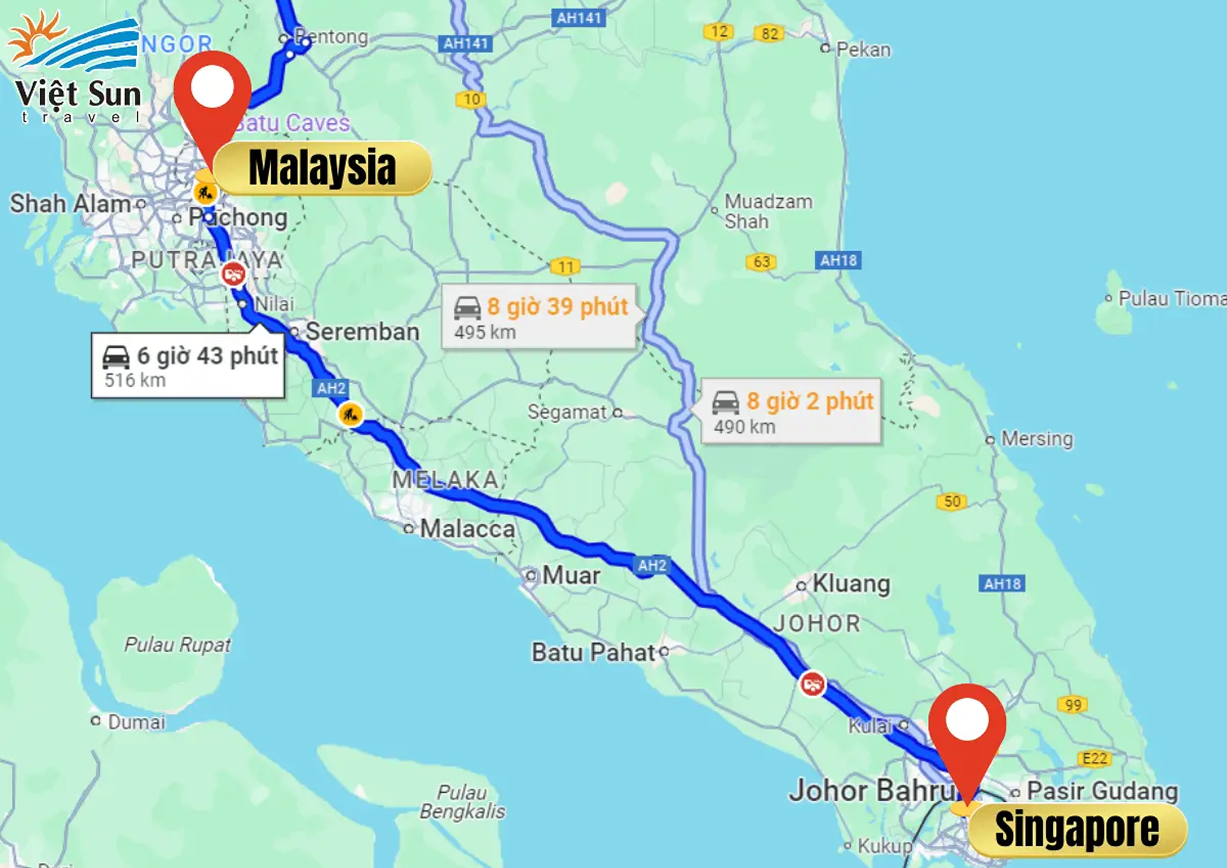 Xe bus là lựa chọn phổ biến với du khách muốn tiết kiệm chi phí, tuy nhiên bạn sẽ mất thời gian làm thủ tục xuất nhập cảnh tại cửa khẩu