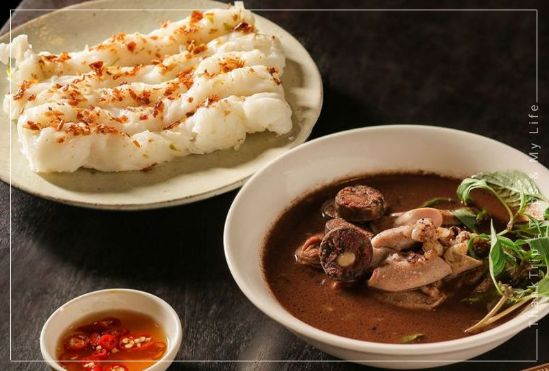 Bánh mướt đùm lòng