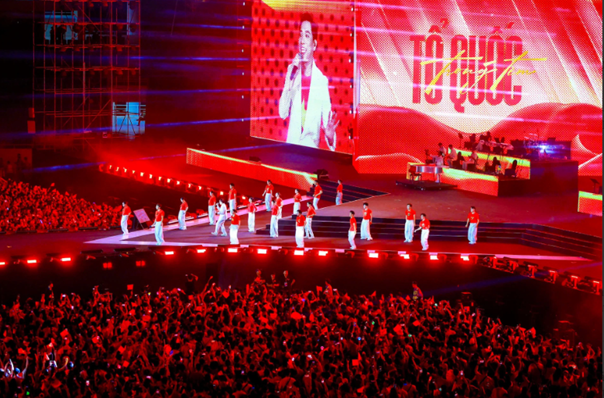"Concert Quốc gia: Tổ quốc trong tim" được tổ chức tại sân vận động Mỹ Đình (Hà Nội) vào tháng 8.2025