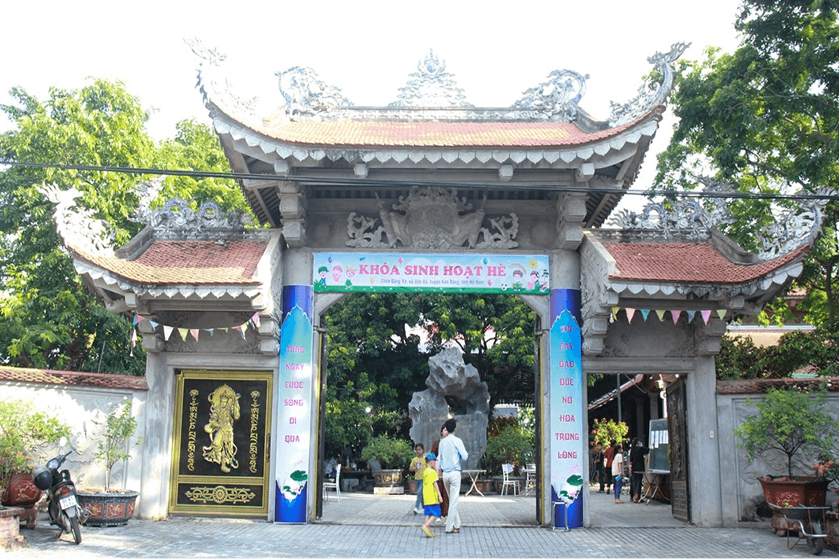 Chùa Đặng Xá ở khu vực Kim Bảng Ninh Bình