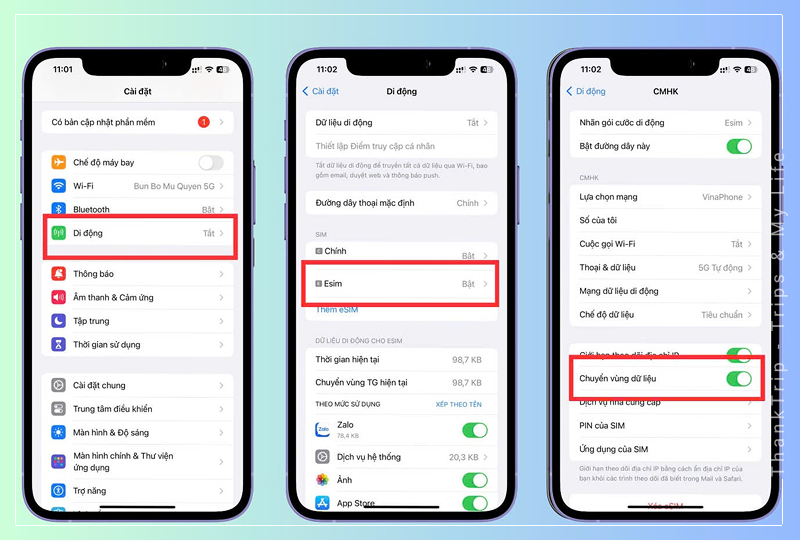 Những lưu ý khi sử dụng eSIM