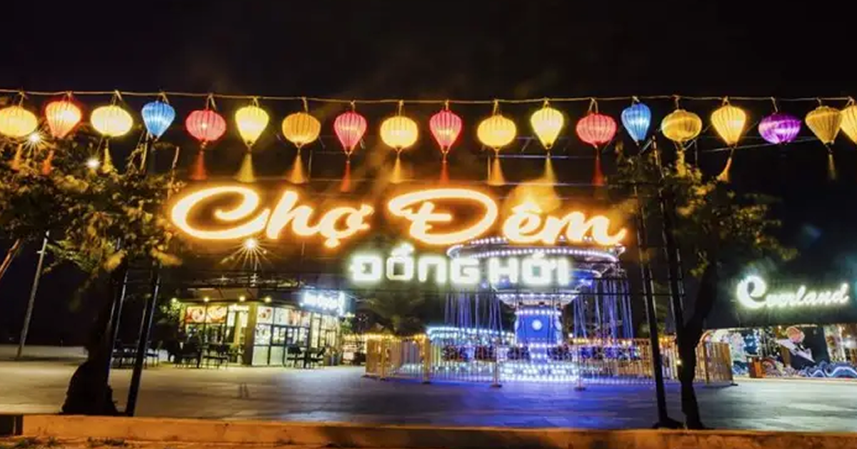 chợ đêm đồng hới có gì 