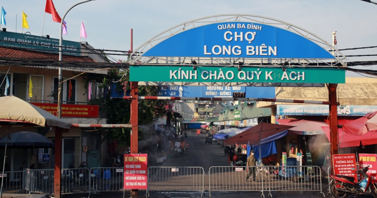  chợ Long Biên
