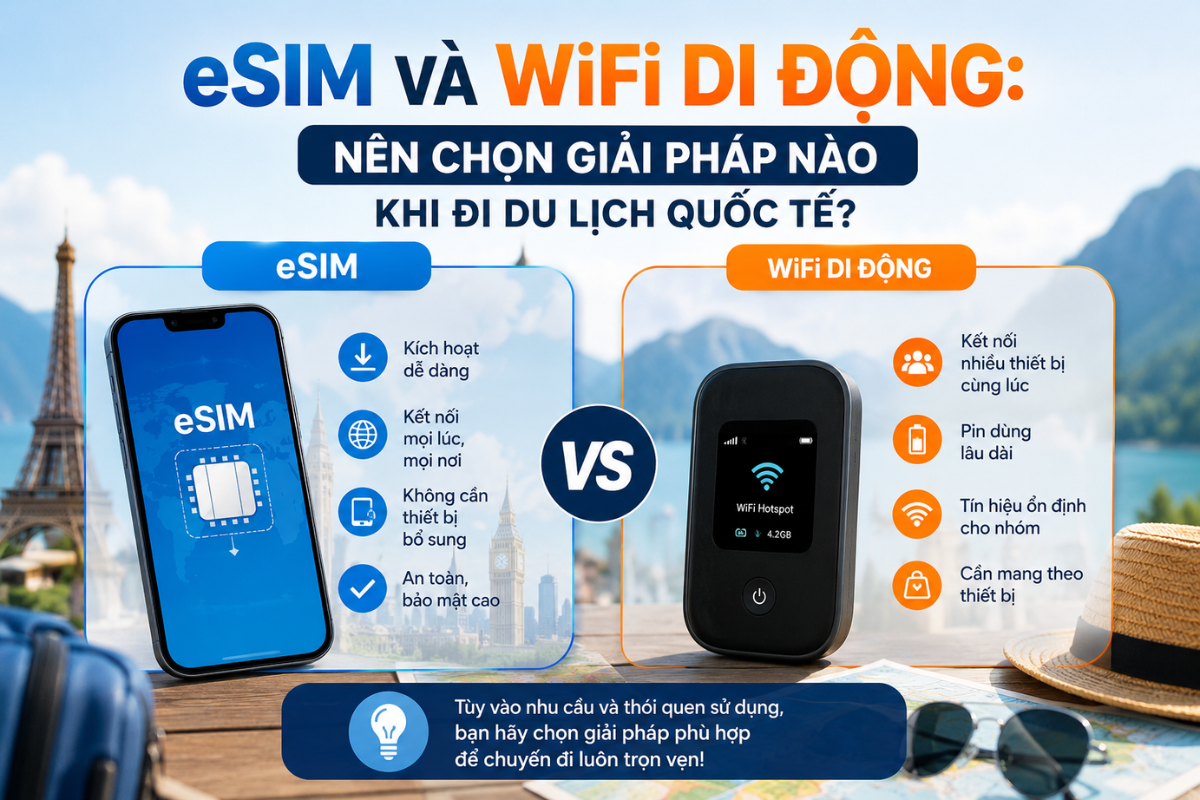 esim và wifi di động